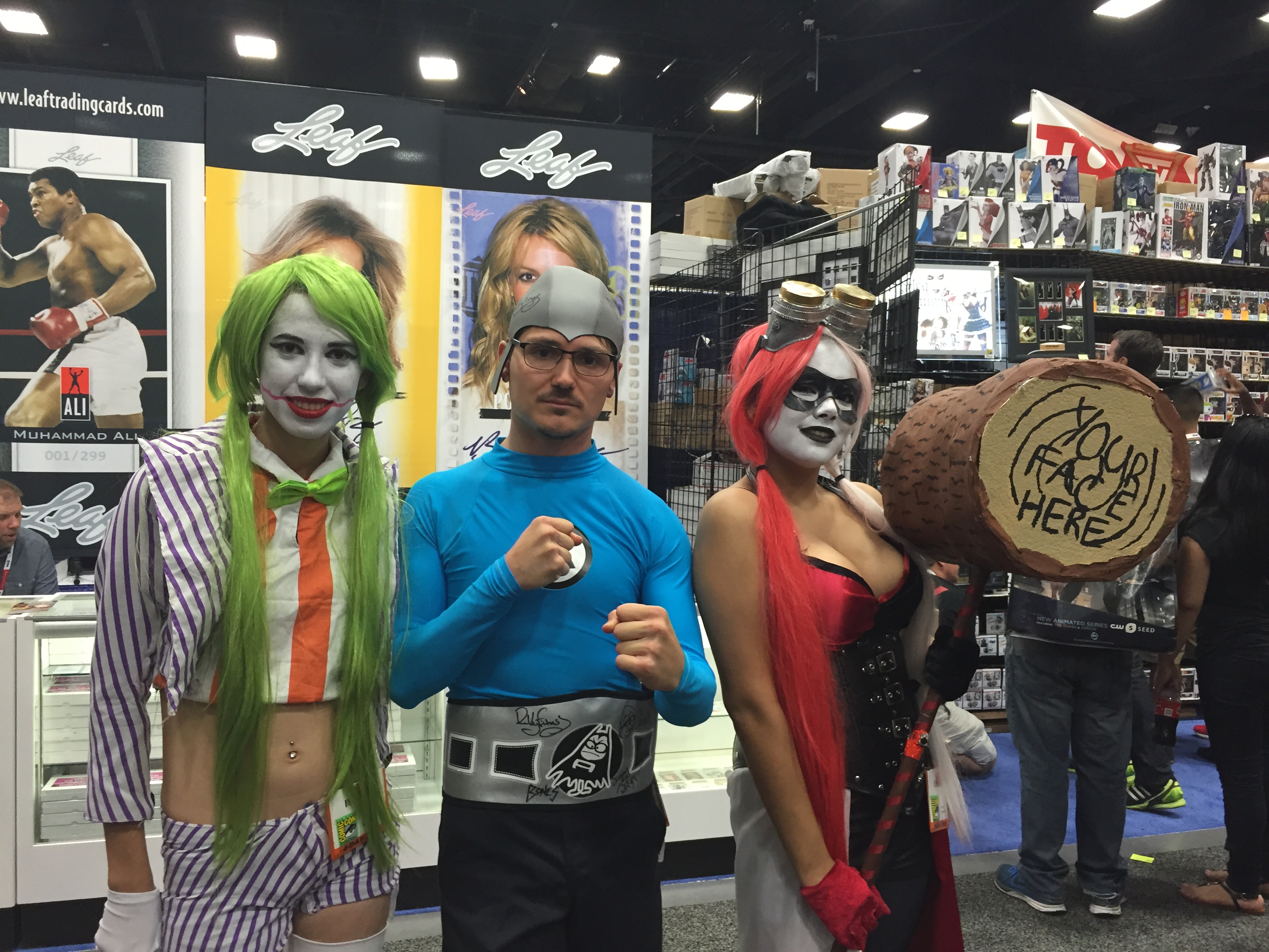 Aquabat, Joker, and Harley at SDCC 2015